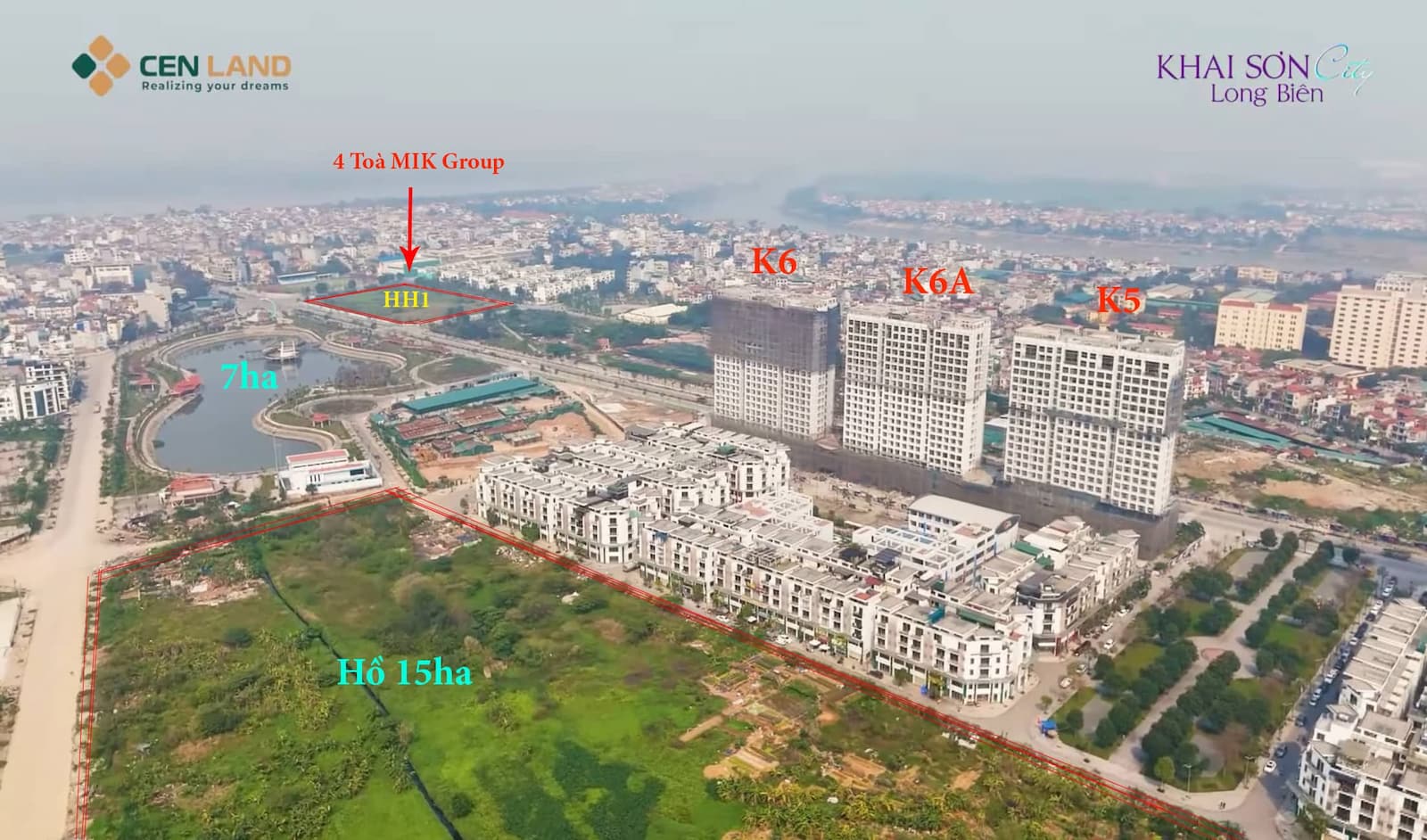 Hiện hữu hạ tầng khu khai sơn