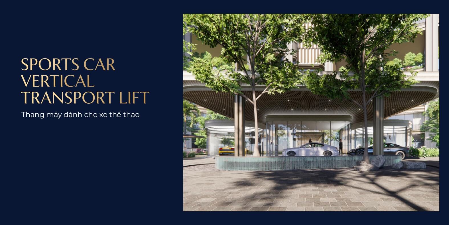 Hệ thống thang máy riêng dành cho các xe thể thao