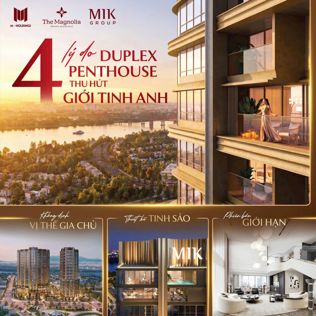 Duplex và Penthouse The Magnolia