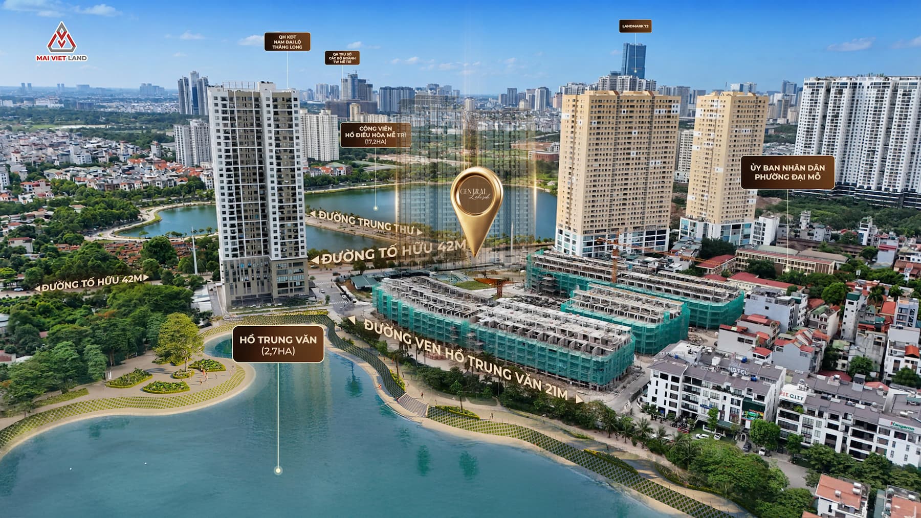 Thực tế Central Lakeside Tố Hữu Trung Văn
