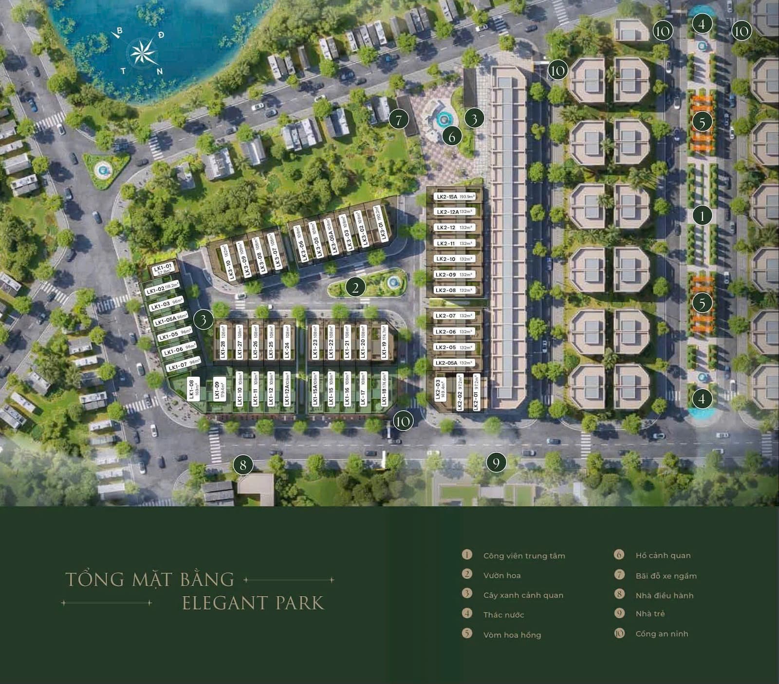 Mặt bằng thiết kế Elegant Park