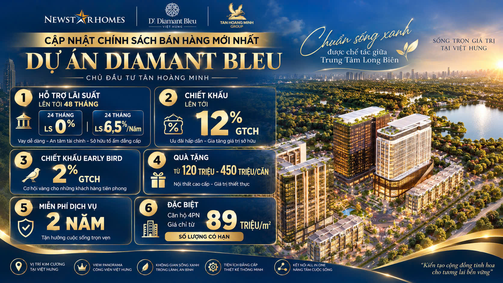 Chính sách bán hàng D’.Diamant Bleu