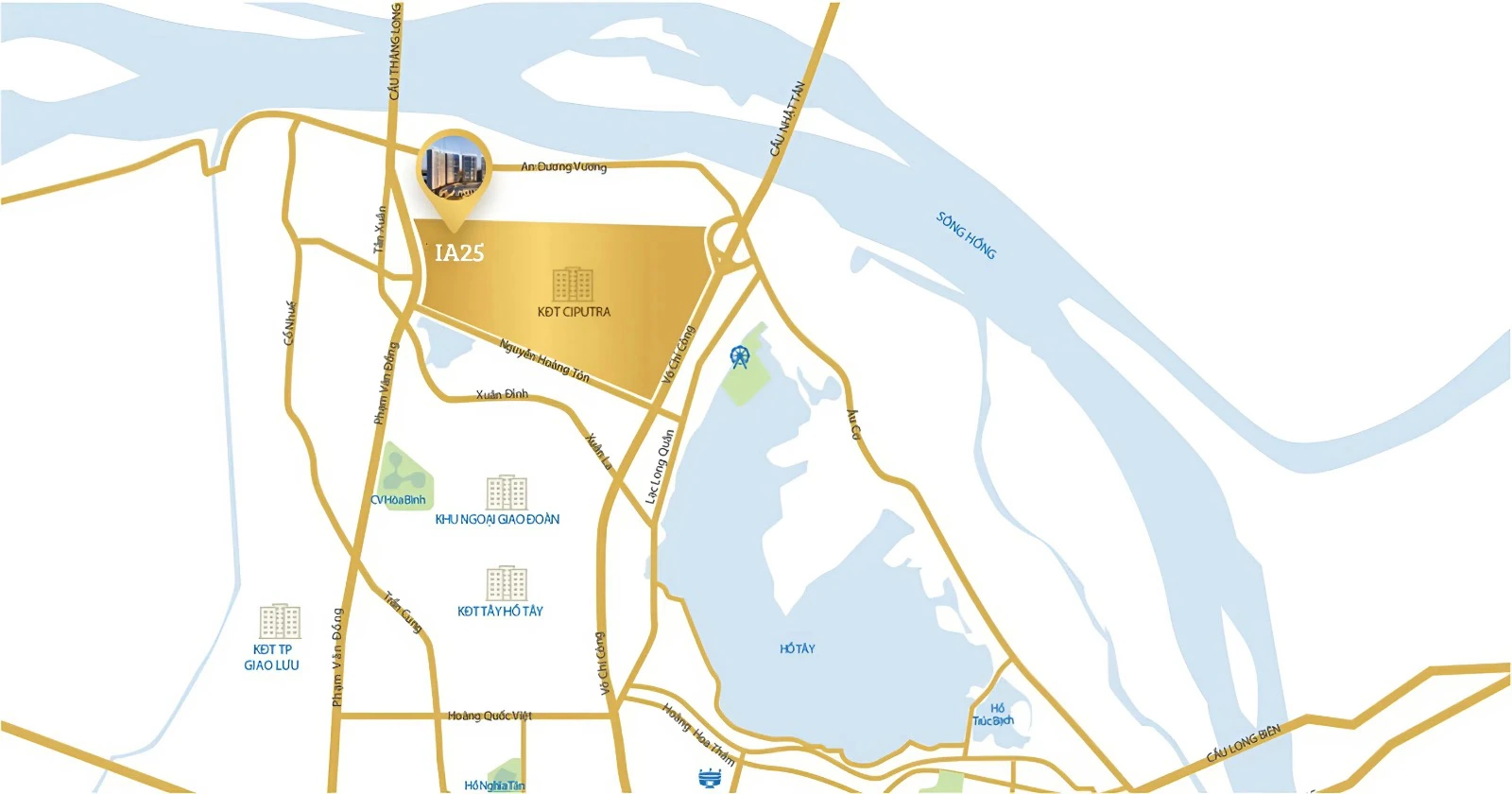 Vị trí Astor 1 Ciputra
