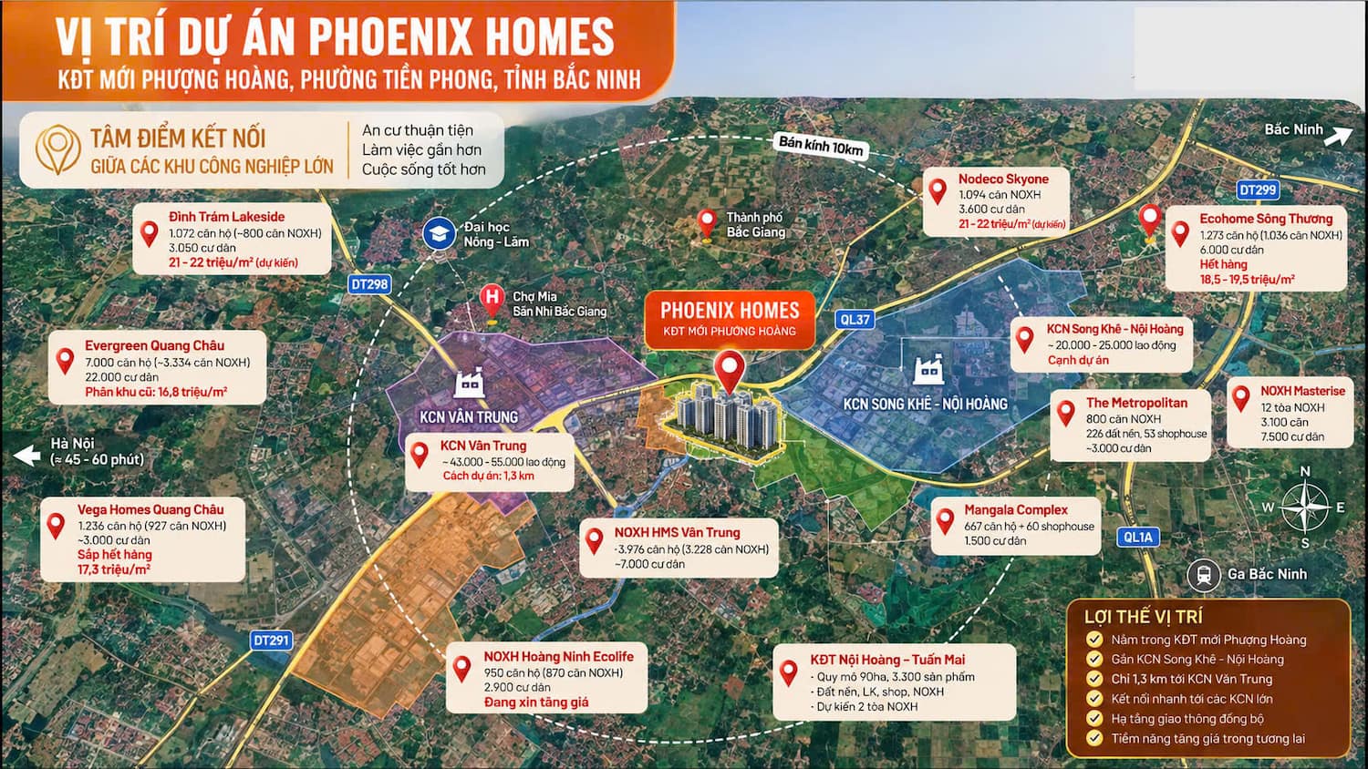 Vị trí Nhà ở xã hội Phoenix Homes