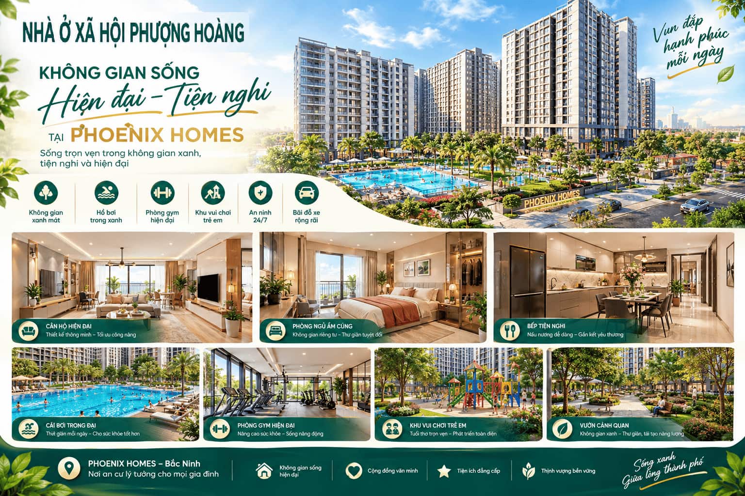Tiện ích Dự án Phượng Hoàng Phoenix Homes