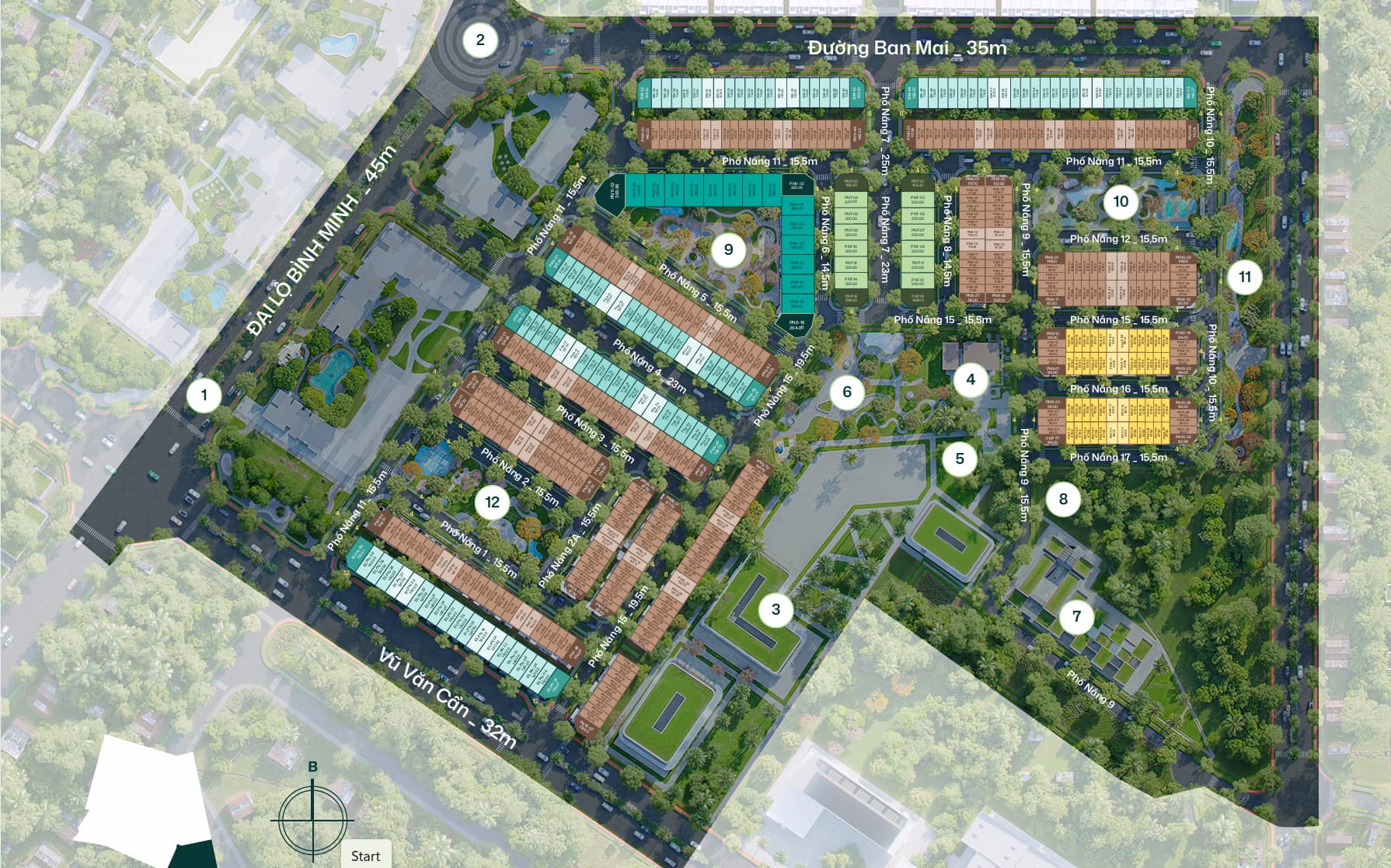 Mặt Bằng Dự án Forestia Park